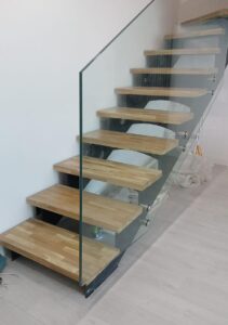 structura pentru scara de interior confectionata din table debitata pe cnc.